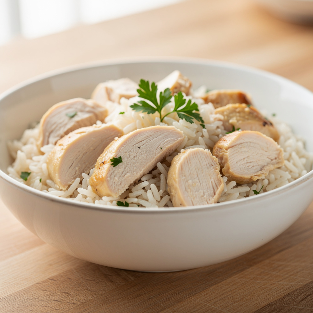 Creamy Crockpot Chicken and Rice