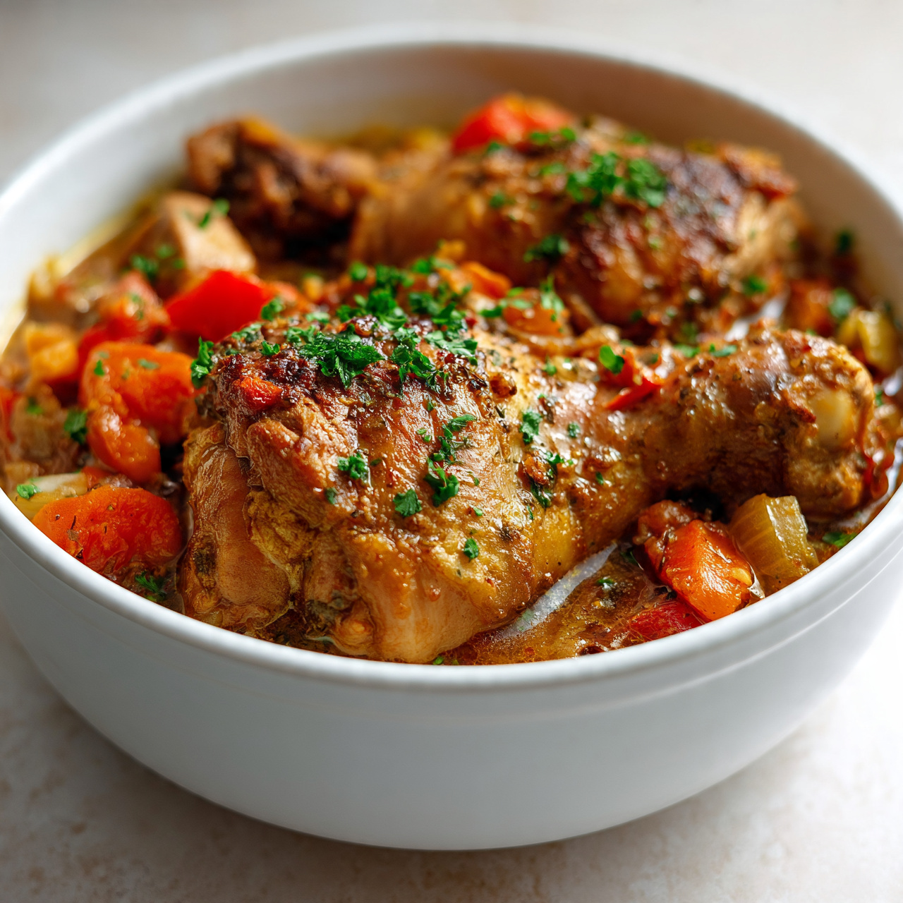 Crockpot Chicken Leg Recipe (Fall-Off-The-Bone Tender)