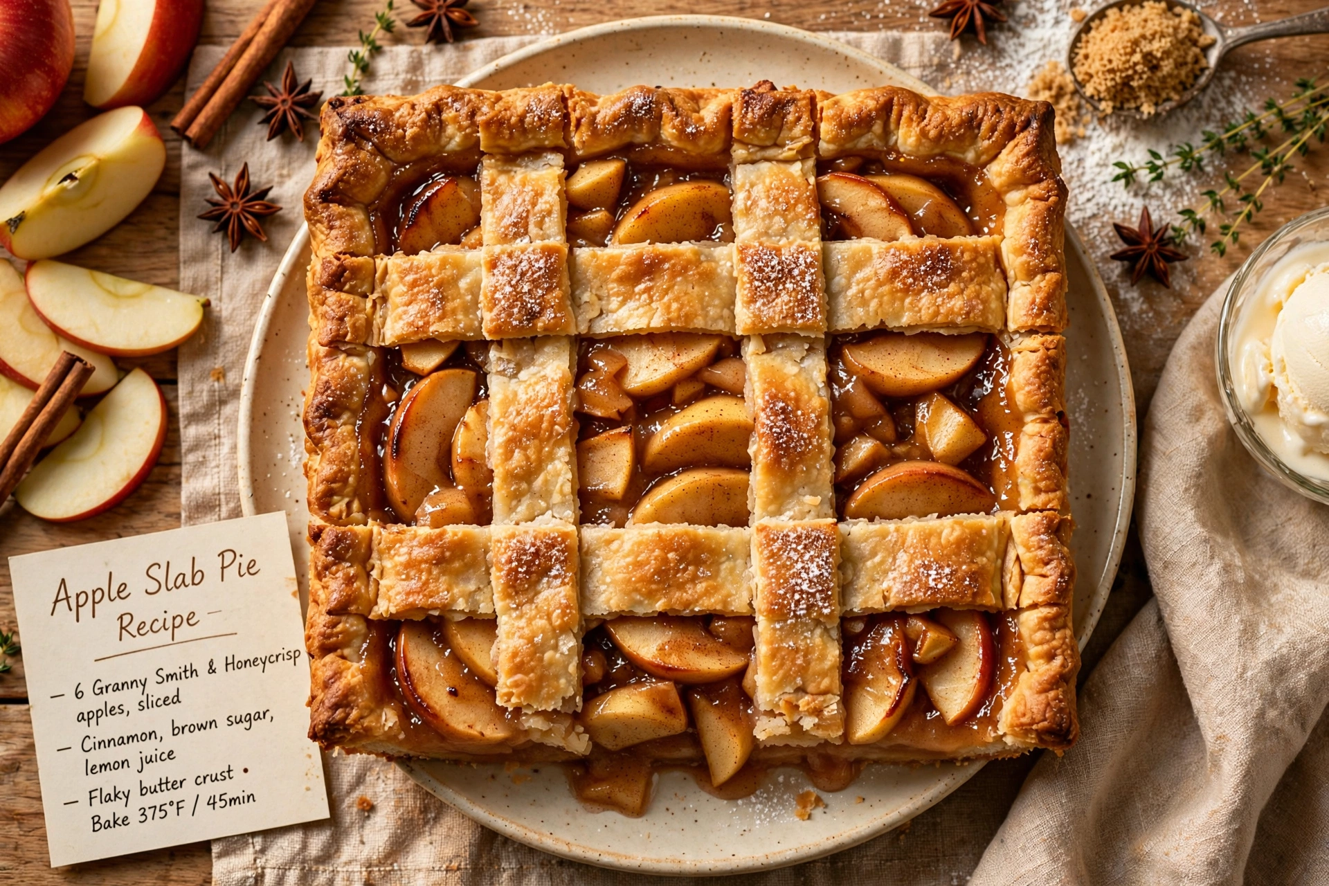 Apple Slab Pie