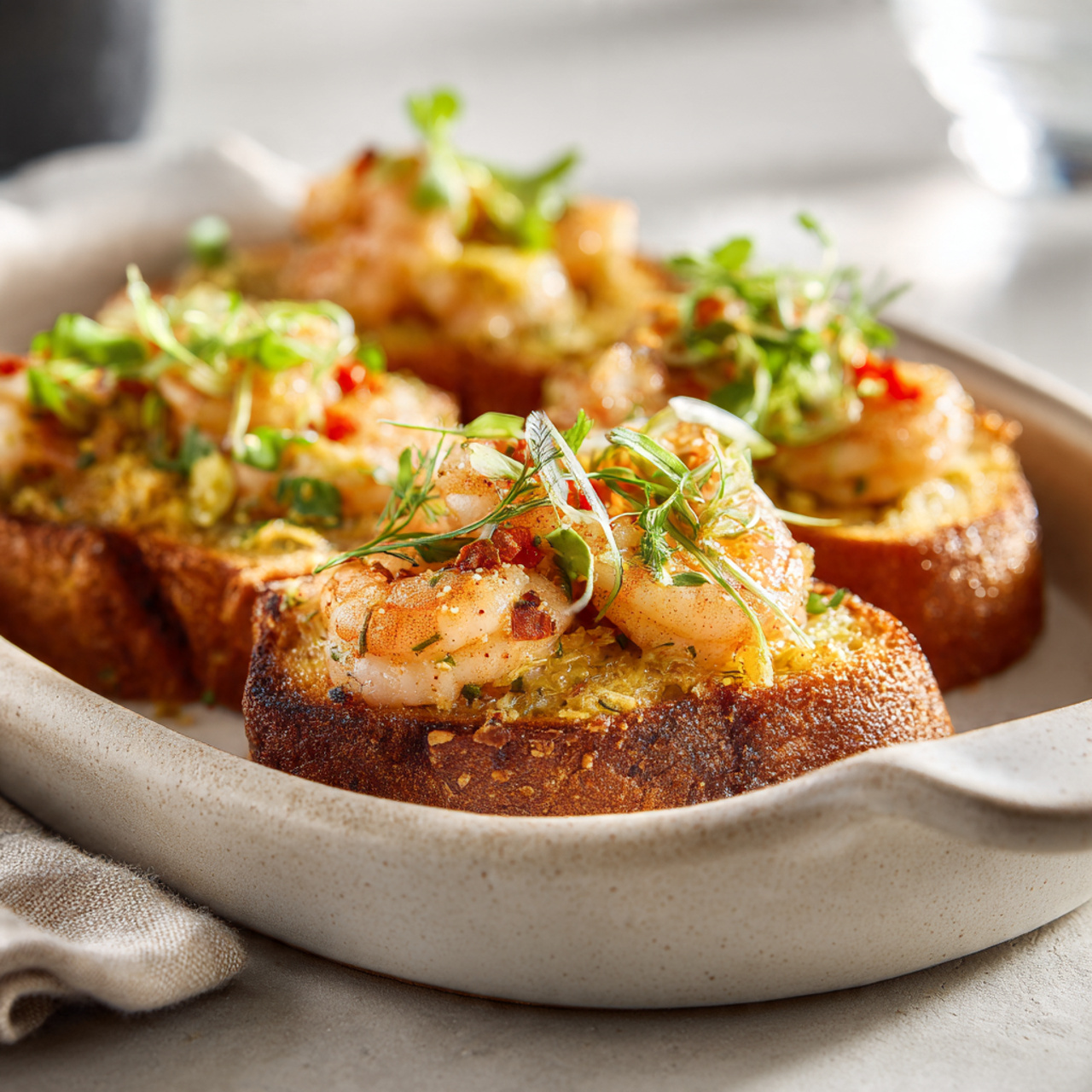 Cajun Shrimp Toast