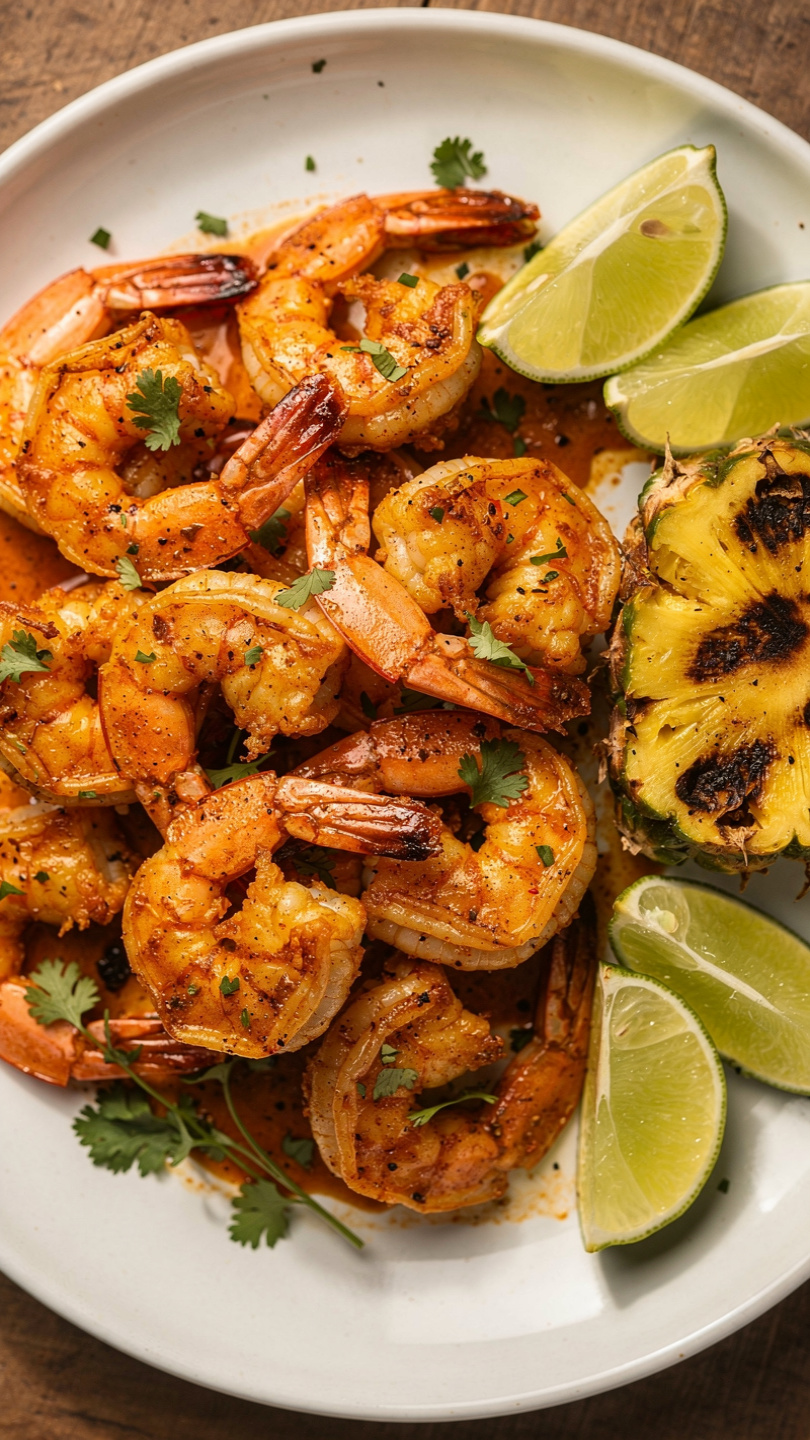 Jamaican Jerk Shrimp with Mango Salsa