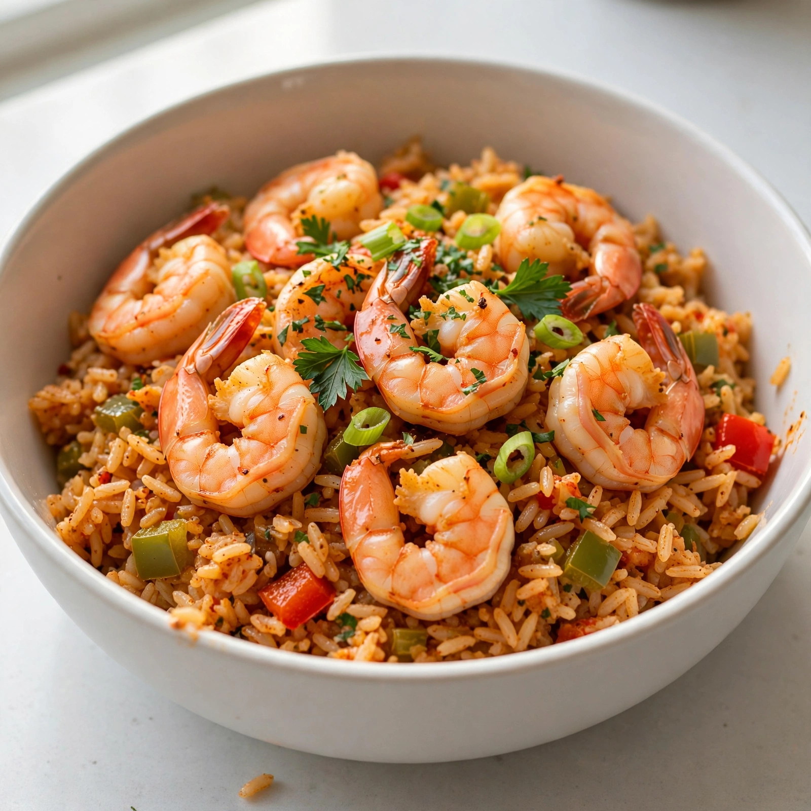 One Pot Cajun Shrimp and Rice